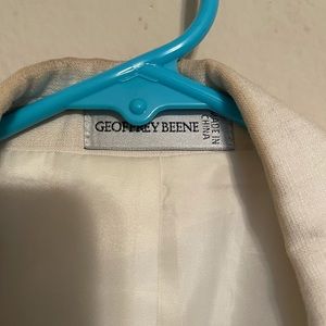 Geoffrey Bean Double Vent off white Blazer